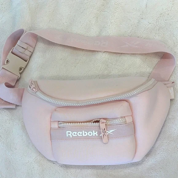 Reebok Light Pink Women\'s Sling Bag / Backpack NWT Amazon.com | Reebok Unisex Crossbody Sling Bags – Compact  main image 4